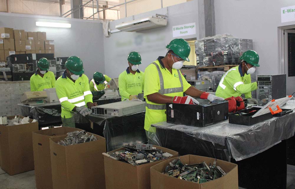 E-Waste Mart recycling facility